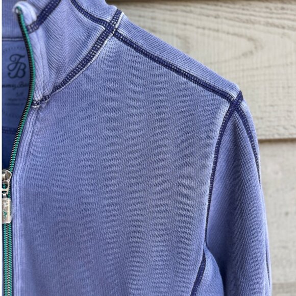 Tommy Bahama Blue Cotton Half Zip Pullover – Women’s Small, Coastal Classic - Picture 8 of 10